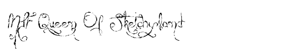 MTF Queen Of Sketchyland font preview